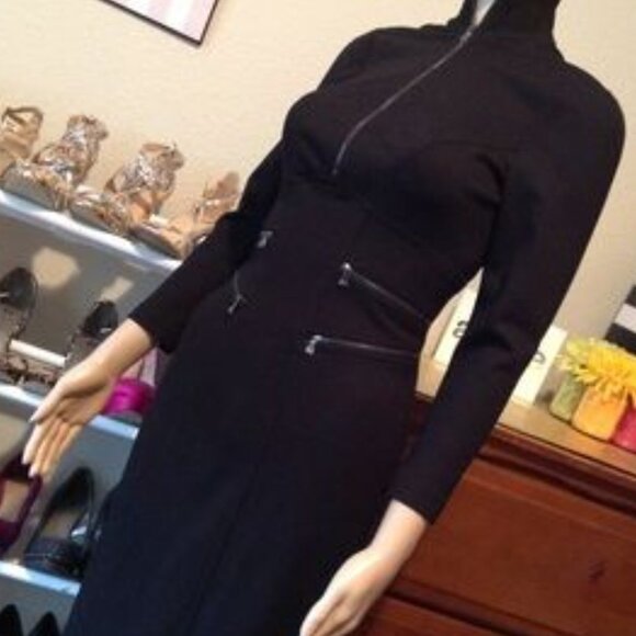 CACHE Fitted Bodycon Spandex Dress - Picture 3 of 7